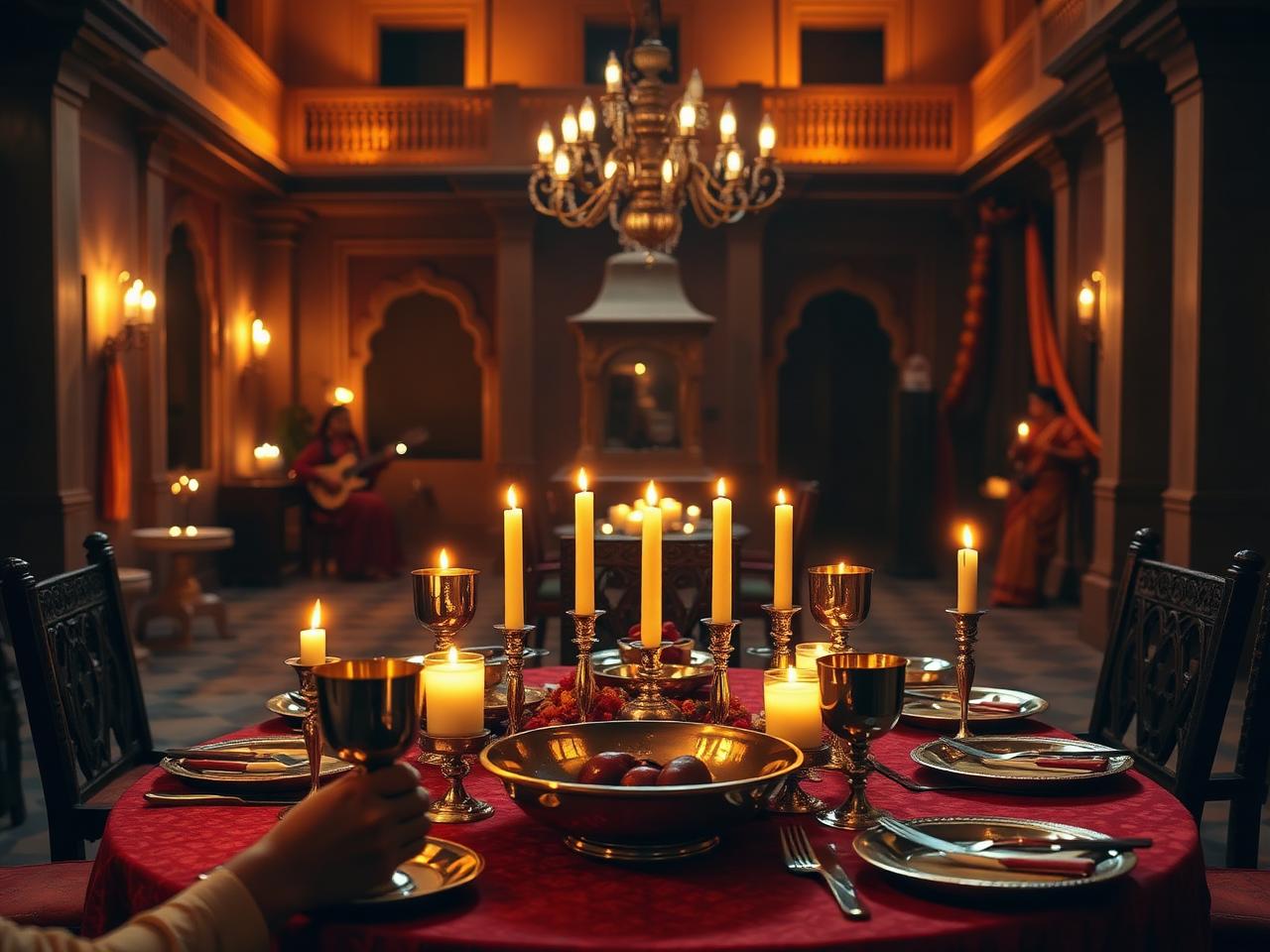 Dining at the fort