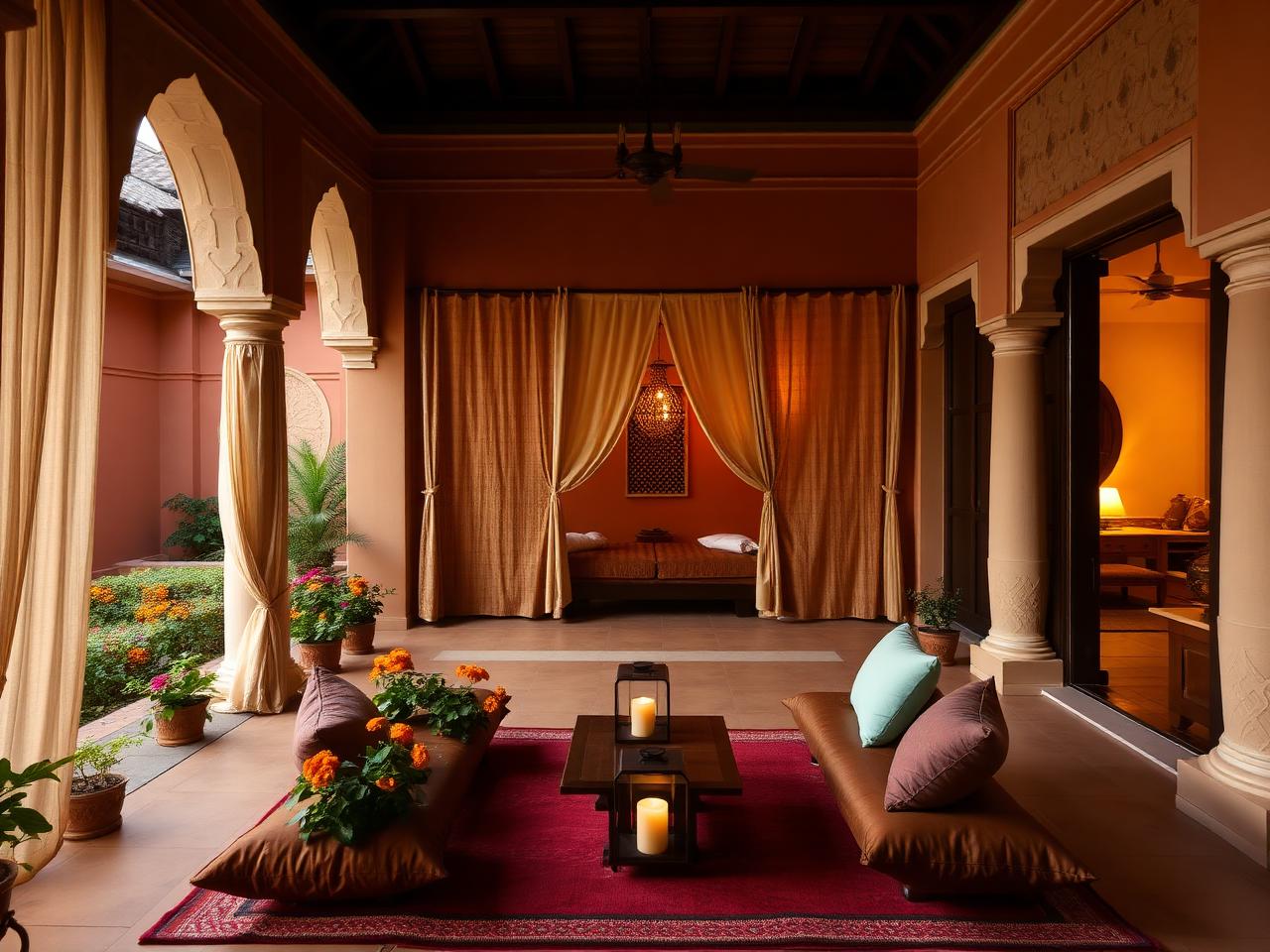 Courtyard rooms